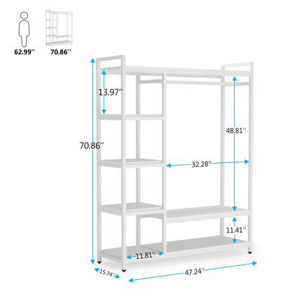 Closet Organizer, Heavy Duty Clothes Closet