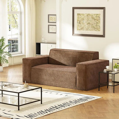 Sofa in a Box Memory Foam Loveseat Lightweight Easy Setup