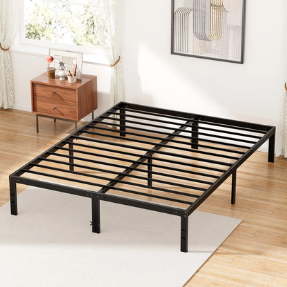 Twin Full Queen King Size Bed Frame Metal Platform Bedroom Frames with Storage