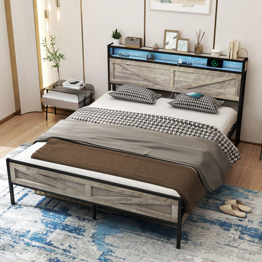 Queen/Full/Twing and King size Bed Frame with Storage