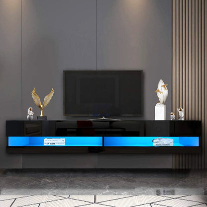 71" Floating TV Stand for 75/80" TV w/Power Outlets