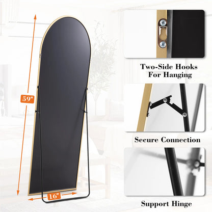 Wall Mirror 59"x16" Standing Hanging or Wall-Mounted Mirror
