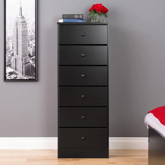 Tall chest of drawers, Dresser with 6-Drawer