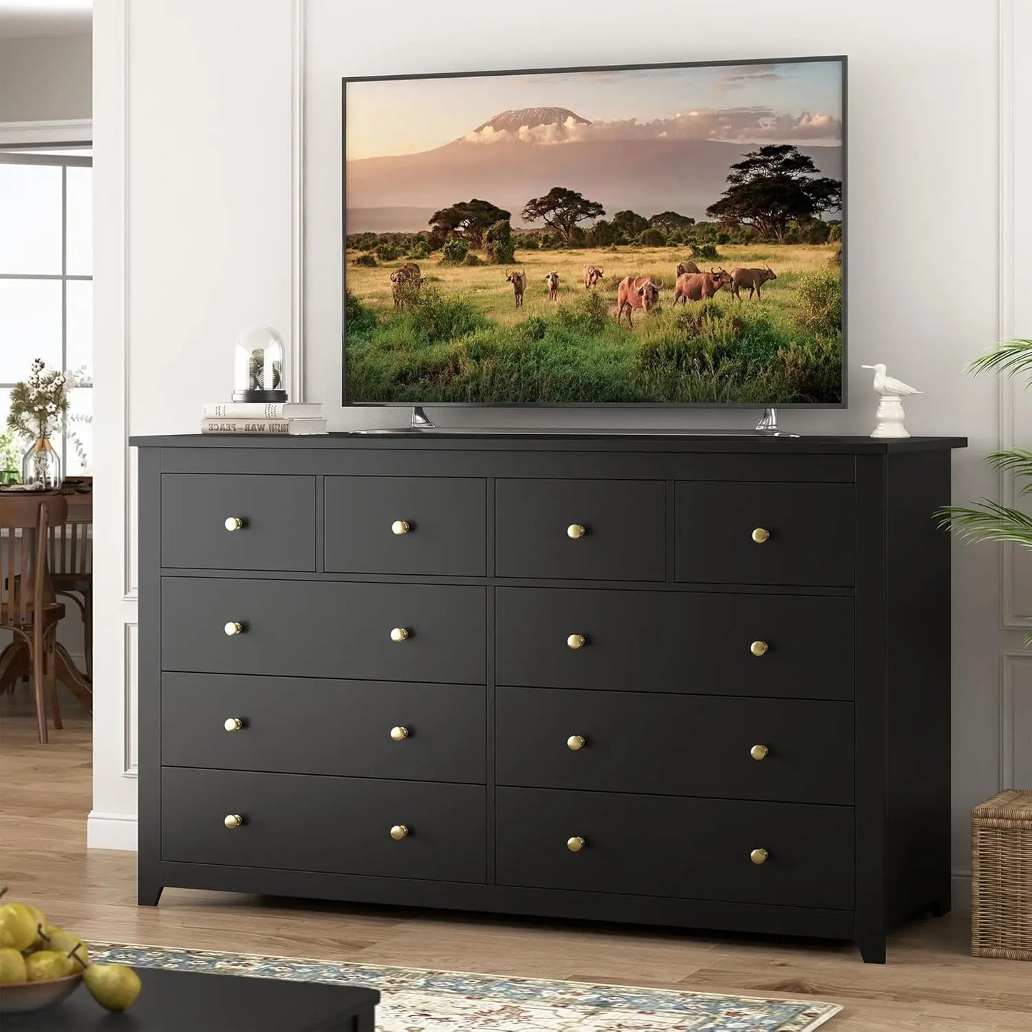 10 Drawer Dresser & Chest of Drawers