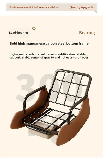 Reclining chair lunch break folding