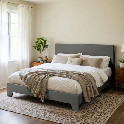 Full - Queen - King Bed Frame with Adjustable Headboard
