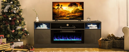 Fireplace TV Stand – 70" Stand with 36" LED Heater