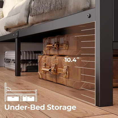 Bed Frame with Bookcase Storage - Full, Queen & Twin sizes