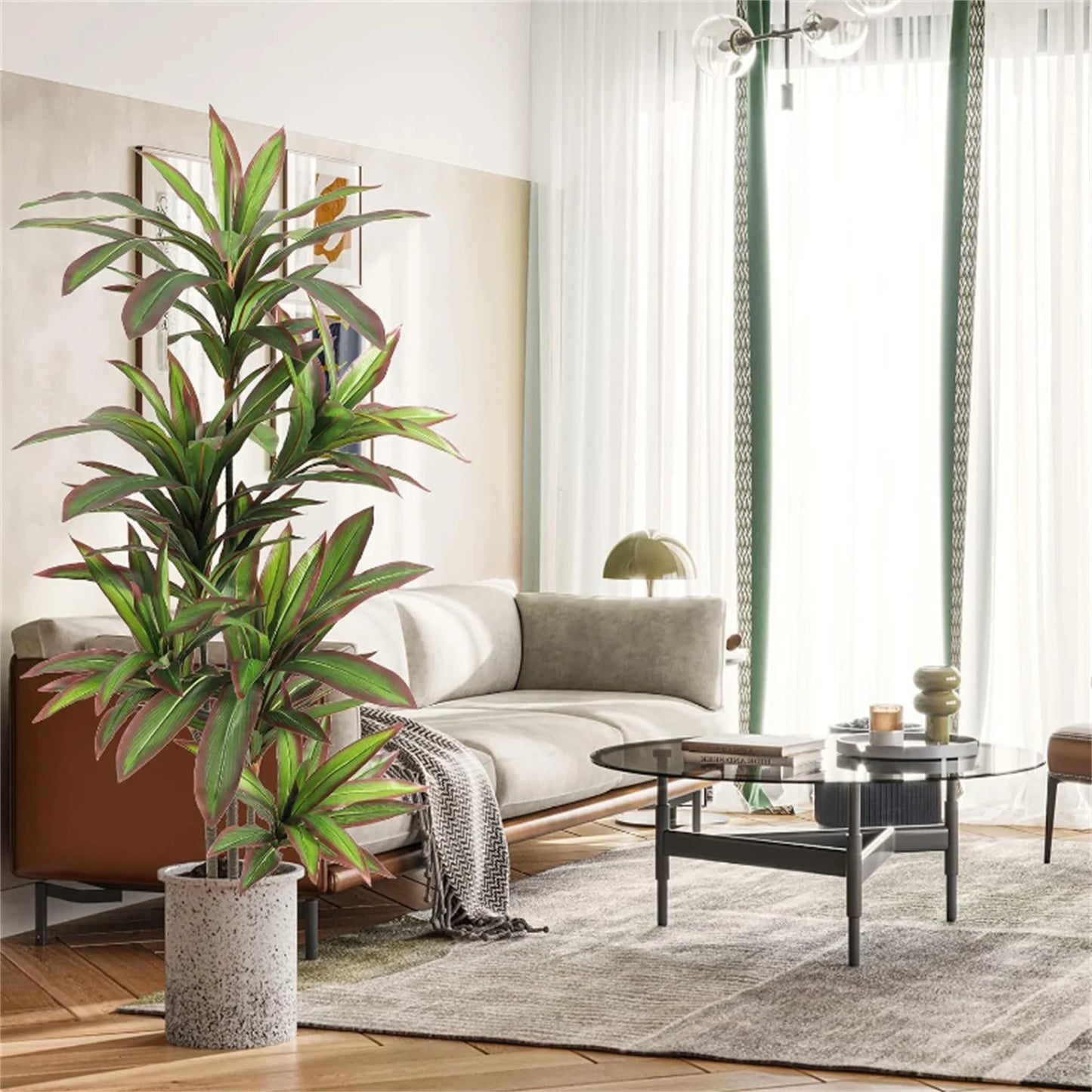 Artificial Dracaena Plant Indoor, 120cm/150cm Tall