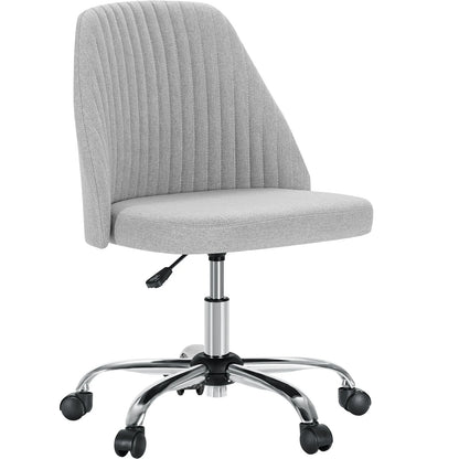 Armless Small Desk Office Chair