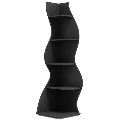 Corner bookShelf, 5-Tier Stylish Corner Bookcase