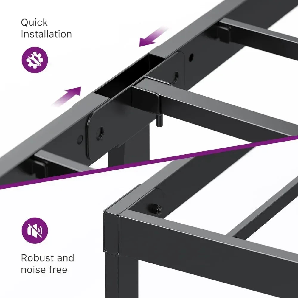 Metal Queen Bed Frame- Full, King,Twin and Queen Frame Sizes