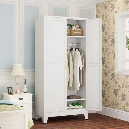 Wardrobe Closet with 2 Doors
