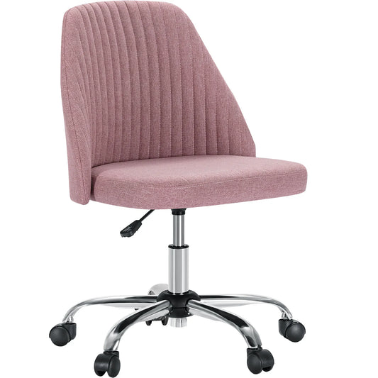 Armless Small Desk Office Chair