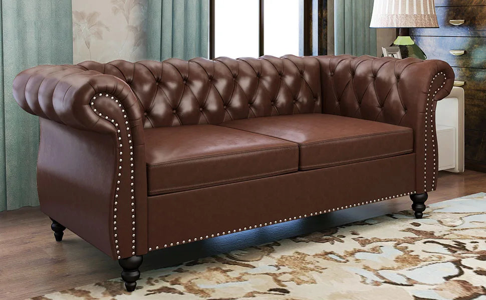 leather sofa loveseat couch chair, 3 piece