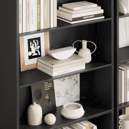 Tall Bookshelf, Bookcase with storage