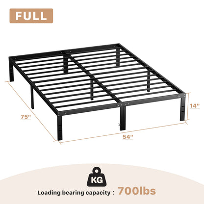 Twin Full Queen King Size Bed Frame Metal Platform Bedroom Frames with Storage