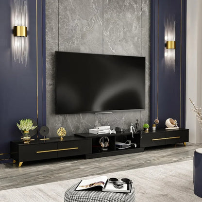 Deformable TV Stand w/4 Drawers for TVs up to 120"
