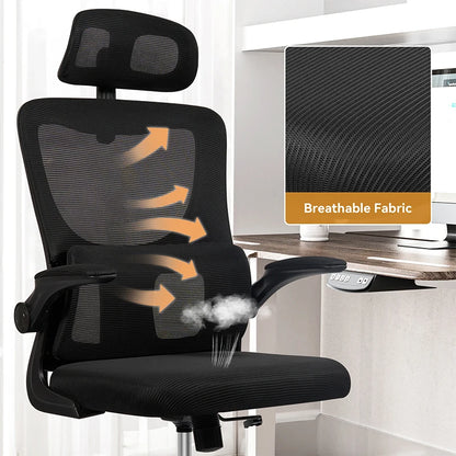Ergonomic Office Chair, Adjustable Rotating