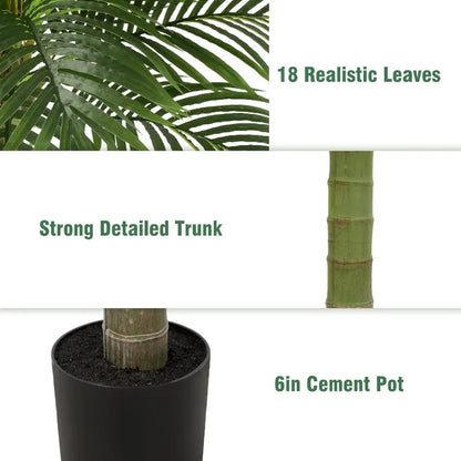 Palm Tree Artificial Tropical Plant Faux Plant Indoor