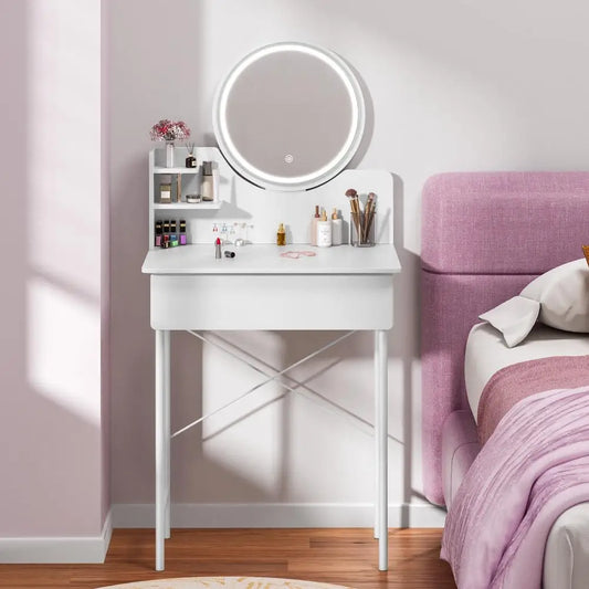 1SET Dresser Vanity Makeup Table with 3level  Mirror