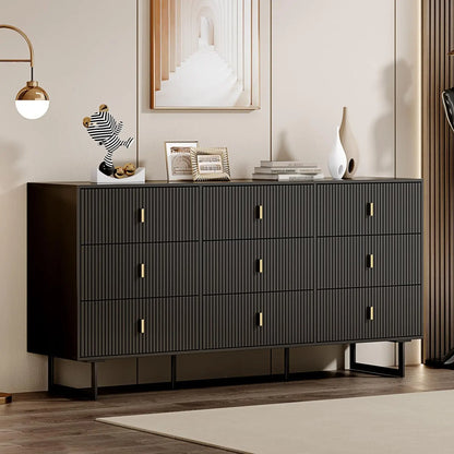 Large Double Dresser, Modern Chest of Drawers