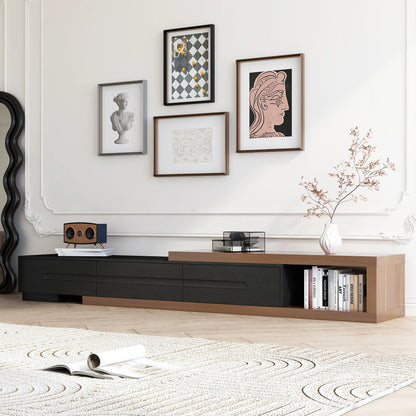 Extendable TV Stand for Up to 120"TV, 82-110 w/3 Drawers