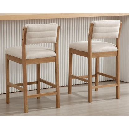 Bar Stools Set of 4  Counter Stools with Backs