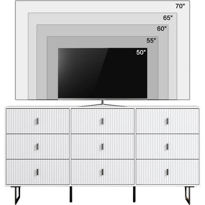 Large Double Dresser, Modern Chest of Drawers