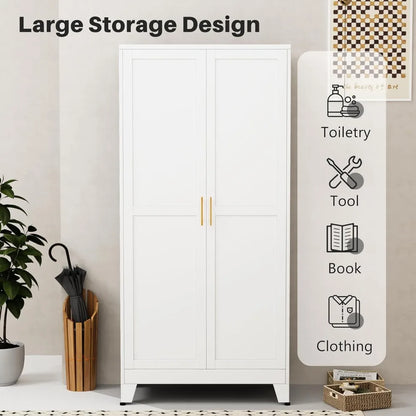 Wardrobe Closet with 2 Doors