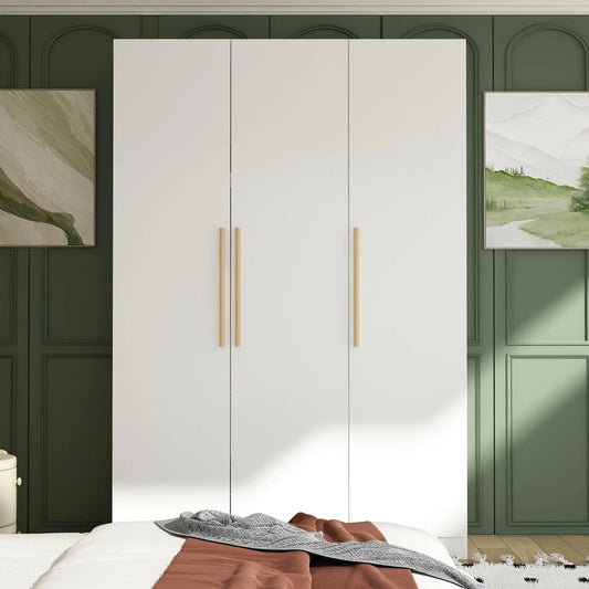 3 Doors Wardrobe Armoire Closet