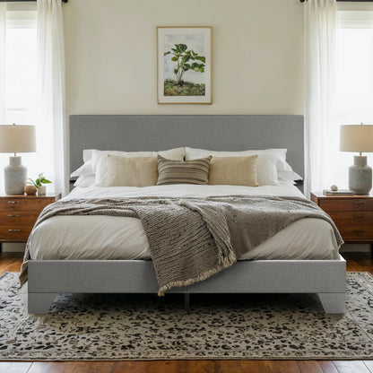 Full - Queen - King Bed Frame with Adjustable Headboard