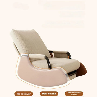 Reclining chair lunch break folding