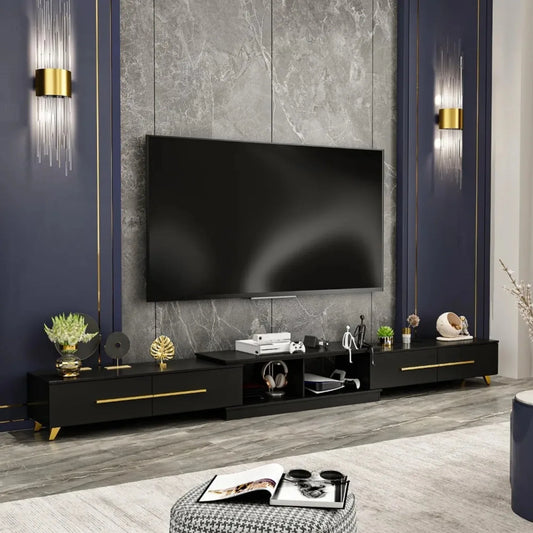 Deformable TV Stand w/4 Drawers for TVs up to 120"