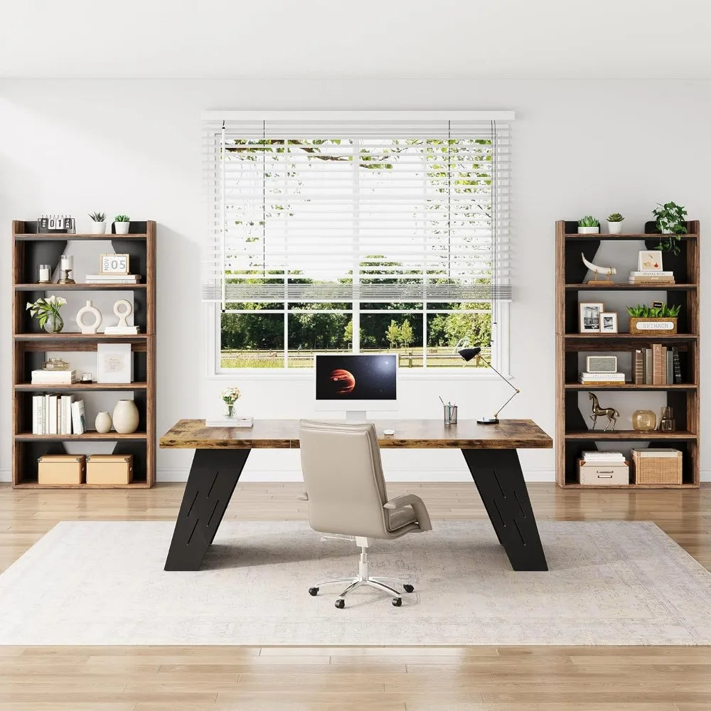 6-Tier Bookcase,  Open Display Bookshelve