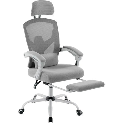 Home Office Desk Chair with Footrest