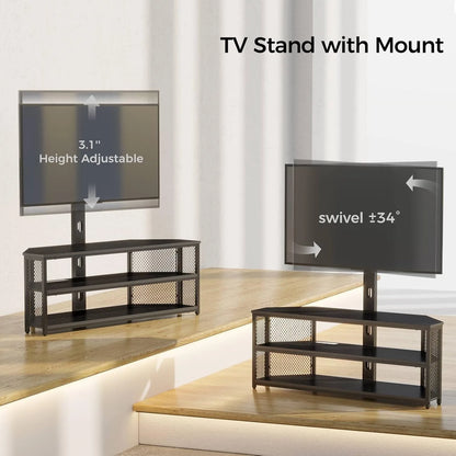 Swivel TV Stand Mount for 32/45/55/60/65/70 inch TVs