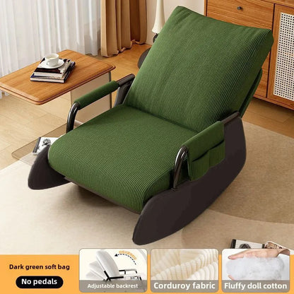Reclining chair lunch break folding