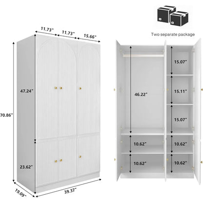Armoire Wardrobe Closet with Doors